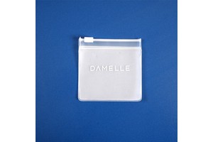 EVA Self Sealing Jewelry Custom Zipper Bag Packaging High Quality Printing logo Frosted Zip Lock Bag for Jewelry