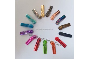 Rectangle Pulls for #3 Nylon Zipper With Different Colors