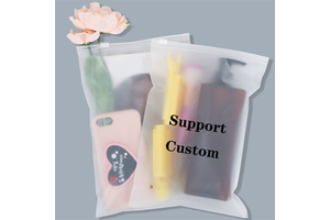 Reusable Transparent Plastic Ziplock Bags for Clothes Packaging Zipper Slider T-shirt Garment Bag