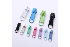 Wholesale Nylon Coil Zipper Slider DIY Zipper Puller Head for Sewing Bag Garment