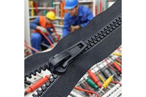 Anti Static Plastic Zipper with Self-Locking Slider for Life Jacket Workwear - Nylon Coil Zipper #3 #5