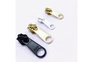 High Quality Sbs 3# Zinc Alloy Metal Zipper Slider Long Plate Sheet Zip Puller for Stationery Bags Garments/Clothes-Recyclable