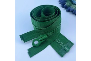 Half Zip and Full Zip Plastic Zipper Puller Slider with Rubber Coating PU Tape for Bags Garments Jackets