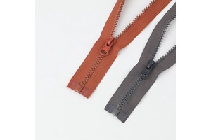 SAS Wholesale Plastic Zipper Open End Auto Lock Slider Round Puller Color Tape Resin Zippers for Garments