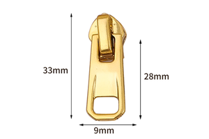High Quality Custom Metal Zinc Alloy Luxury Zipper Pullers for Garment Handbags Customizable Zipper Sliders