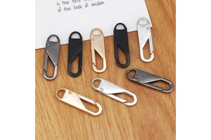 High-quality Custom Zinc Alloy Lock-free Metal Zipper Sliders for Clothing and Luggage Brands Detachable Metal Zipper Sliders