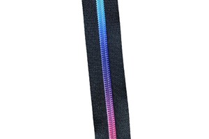 Wholesale Rainbow Nylon Zipper Clothing Accessories Well-Designed with Fashionable Slider Waterproof Feature Made of Plastic