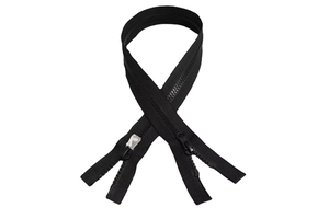 Factory Direct Sale No.5 Resin Double Slider Opening Zipper Plastic Steel for Luggage Bags Garments Shoes Custom - en-US