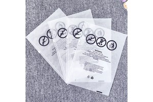 Wholesale Custom Printing Slider Zip Frosted Lock Plastic Bag Zipper Plastic Packaging Bag With Logo