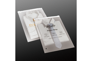 Custom Printed Logo PE Frosted Garment Packaging Bag Slider Zipper Lock Reusable Clothing Clear Bag with Vent Hole