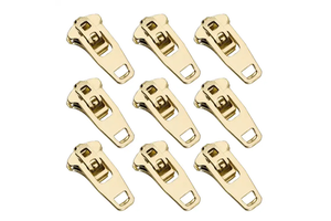 45YG 4YG 5YG Non Magnetic Stainless Steel Zipper Pull Manufacturer Supply Auto Lock Head Metal Zipper Slider Puller Zipper