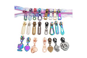 Hot Sale Rainbow Personalized Design Zip Slider Metal Zipper Puller for Garment