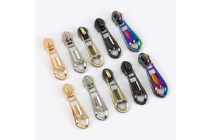 Meetee ZT169 5# Pull Head for Nylon Zip Garment Repair Kit Sewing Accessories Heart Zipper Slider