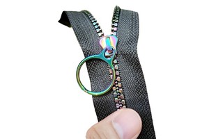 High Quality Zinc Alloy Nickel-Free Non-Lock Rainbow Fancy Zipper Sliders for Shoes & Bags