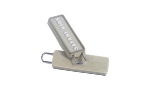 LR10017 PVC/Plastic Zipper Slider with Rubber Puller