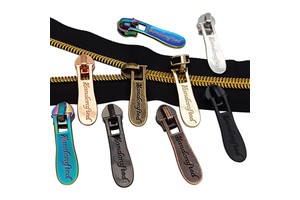 Clothing Zipper Puller Free Design Pulls Custom Metal Zipper Sliders for Bags
