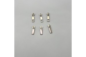 5# Durable Metal Rectangle Lock-Free Zipper Slider Factory Outlet Product