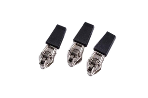 Customized Logo Jeans Garment Accessories Nickel Rubber Semi-lock Diy Zip Head 4 YG Metal Zipper Slider