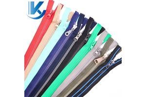 Customizable 3# 5# 8# Resin Zippers Colorful Nylon and Alloy Custom Length for Clothing and Textile Accessories