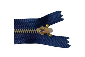 Brass Close-End Eco-Friendly Zipper for Garments Jeans