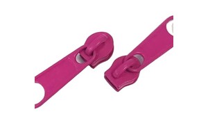 Wholesale Custom No. 3 Long Plate Metal Zipper Slider Nylon Material for Home Textile