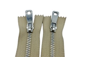 Factory Direct #3 #5 #7 #8 #10 Custom Zip Garment Accessories Open End Metal Zipper for Jacket