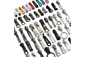 Customized Resin Plastic Zipper Slider Environmental Protection Non-Lock 3# 4# 5# 8# 10# 12# 15# 20#-Zipper Sliders