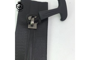 Lanke Custom Logo Private Brand #3 #5 #7 Black Non Lock Zipper Slider Water Resistant 100% Waterproof Zipper for Diving Suit